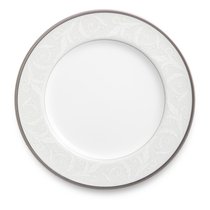 Тарелка закусочная Narumi Платиновый ноктюрн 23 см, фарфор костяной - Narumi