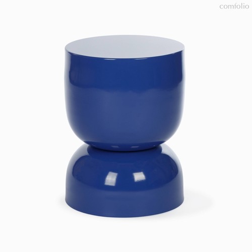 Кофейный столик Lunor диаметр 32, цвет синий - Cosmo