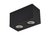 LED, Basis, светильник накладной, GU10, L160xW80хH90мм, IP20, черный RAL9005, без лампы - Donolux