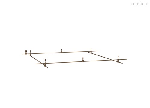 Magnet Modular System «CODE 1.2», L2000хL2000хH135 мм, DC24V, основание для модульных светильников, темная бронза, блок питания в комплект не входит - Donolux