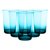 Набор стаканов для воды IVV Легкость 450 мл, бирюзовый, 6 шт - IVV