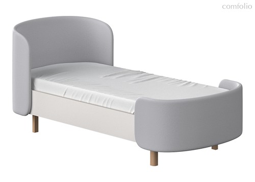 Кровать подростковая KIDI Soft размер М (серый) - Ellipse
