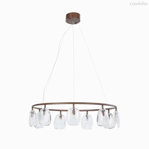 Подвесной светильник Jewel диаметр 81, цвет медный/прозрачный - Cosmo