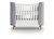 Кроватка KIDI Soft mini cпальное место 60*120 см антивандальная ткань (серый) - Ellipse