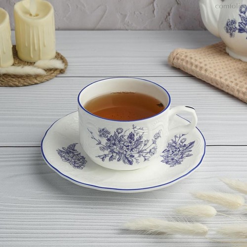 Чайная пара 250 мл d 8,7 см h6,5 см Sea Flower P.L. Proff Cuisine - P.L. Proff Cuisine