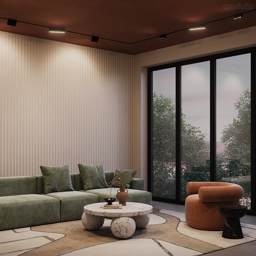 Трековый светильник Точки / Points Rot Gravity 4000K 10Вт 30° - Maytoni