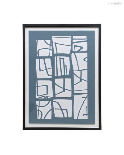 Интерьерный постер Build, цвет белый - Louvre Home