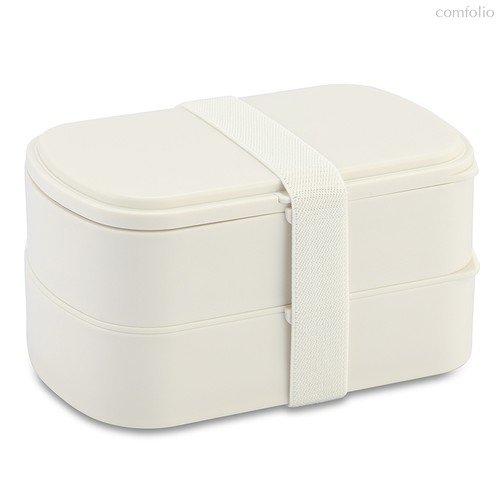 Ланч-бокс с приборами Food Time, 1 л, молочный - Smart Solutions
