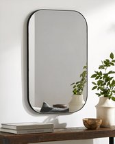 Черное настенное зеркало Олни, цвет черный - Louvre Home