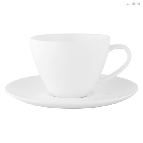 Чашка чайная с блюдцем Mix&Match Комбо 200 мл, фарфор костяной - Mix&Match