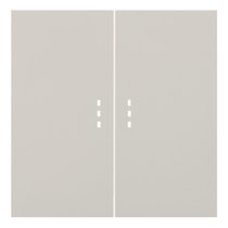 Клавиши для двухклавишного перекрестного выключателя с подсветкой 35615 LN, лен - Rikett