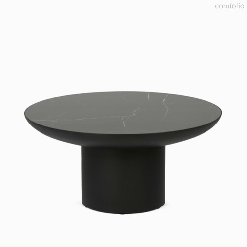Кофейный столик Floss диаметр 75, цвет черный - Cosmo