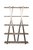 Стеллаж Зебрано (Zebrano) 120x33,5x185,5см - Garda Decor