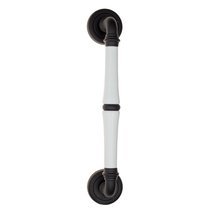 Ручка скоба Fratelli Cattini GRACIA CERAMICA BIANCO 300мм (250мм) D1-NM матовый черный