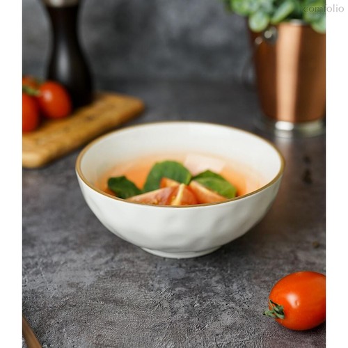 Салатник 510 мл 15*6 см оранжевый фарфор "The Sun Eco" P.L. Proff Cuisine 6 шт. - P.L. Proff Cuisine