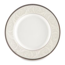 Тарелка пирожковая Narumi Платиновый ноктюрн 16 см, фарфор костяной, 16 см - Narumi