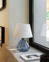 Синяя настольная лампа Дэми, цвет синий - Louvre Home