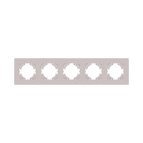 Рамка 5-постовая, кашемир матовый Kollinger Eleganz Plex EP5CM - Kollinger