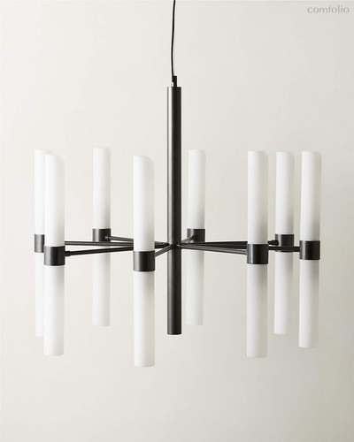 Чёрная люстра Амье, цвет черный - Louvre Home