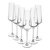 Набор фужеров для шампанского Krosno Авангард Люми 180 мл, 6 шт, стекло - Krosno