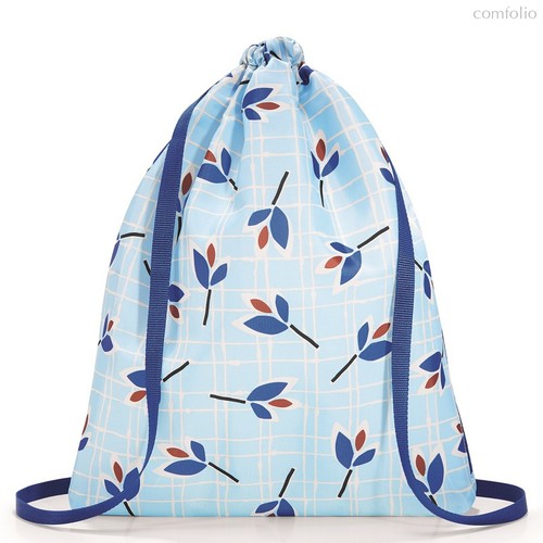 Рюкзак складной Mini Maxi sacpack leaves blue - Reisenthel