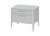 Тумба прикроватная Type 2 ящика ширина 60 см (светло-серый) - Ellipse