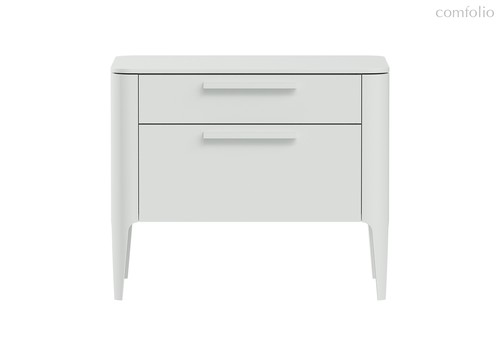 Тумба прикроватная Type 2 ящика ширина 60 см (белый) - Ellipse