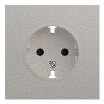 Лицевая панель для розетки 2к+з 35632 PL, платина - Rikett