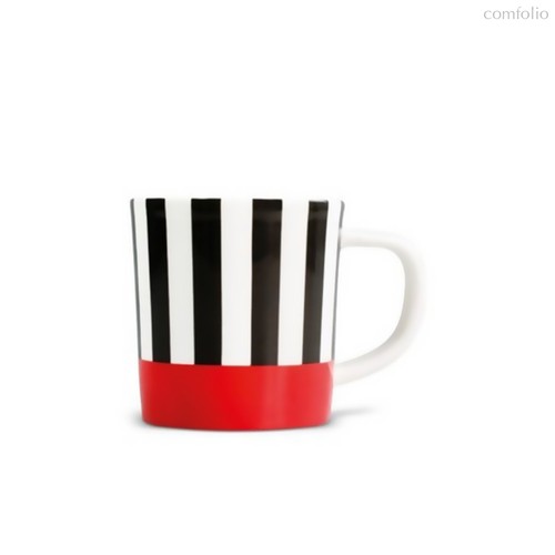 Чашка для эспрессо с блюдцем Remember, Black stripes, 75 мл - Remember