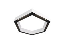 Donolux LED Eye-hex св-к накладной, 36W, 500х433мм, H71,5мм, 2700Lm, 34°, 3000К, IP20, корпус белый,, цвет белый - Donolux