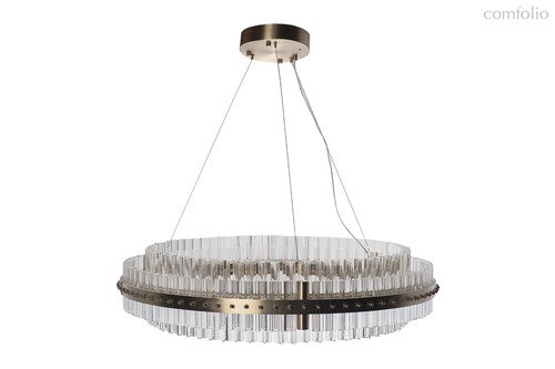 Люстра подвесная Галактика (Galaxy) стекло прозрач. d85xh20см - Garda Decor