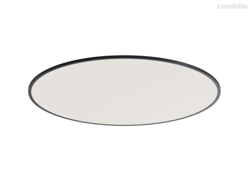 LED Disco светильник накладной, 48Вт, D600хH25мм, 4260Лм, 3000К, IP20, Ra80, черный RAL9005, блок питания в комплекте - Donolux