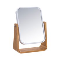 Зеркало косметическое Bamboo с 5х увеличением, цвет белый - D'casa