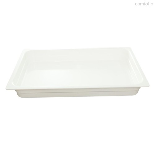 Блюдо 41,7x28,2x6,5 см прямоуг. White пластик меламин - P.L. Proff Cuisine