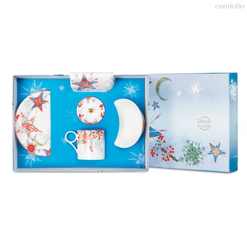 Набор подарочный Decor de table Счастливая Звезда на 1 персону 4 предмета, п/к - Decor De Table