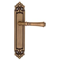 Дверная ручка на планке Fratelli Cattini GRACIA PL96-BY матовая бронза