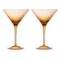 Набор бокалов для мартини Moser Оптик 290 мл, 2 шт, топаз, п/к - Moser
