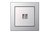 Розетки и выключатели: Устройство зарядное USB (A+A) 3,4А, алюминий, Classic - Kanlux