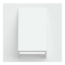 Лицевая панель для вывода кабеля 35170 MW, белый сатин - Rikett