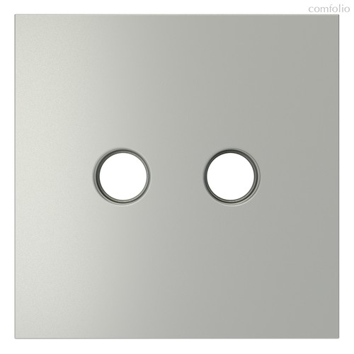 Накладка для розетки телевизионной оконечной TV+SAT, S70 сталь - Voltum