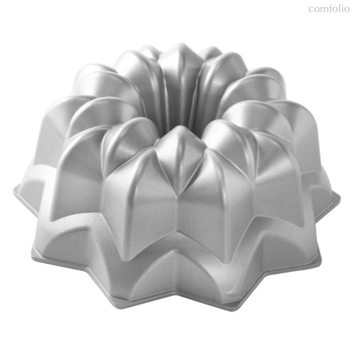 Форма для выпечки 3D Nordic Ware Винтажная звезда,2,4 л, литой алюминий (серебристая) - Nordic Ware