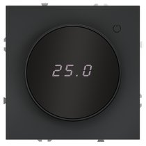 Терморегулятор электронный VOLTUM S70 с индикацией и датчиком, для теплого пола, (графит) - Voltum