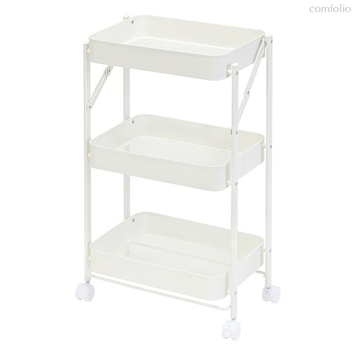 Этажерка 3-х ярусная Smart Cart, белая - Smart Solutions