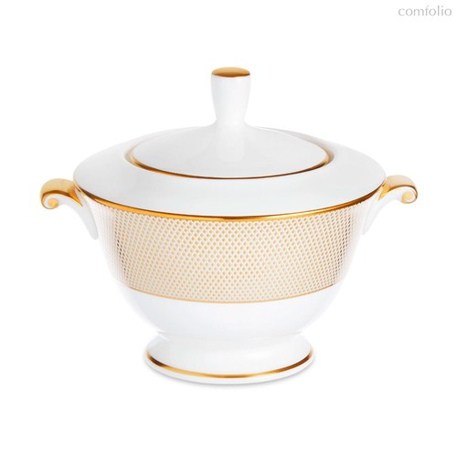 Сахарница Narumi Золотой алмаз 300 мл, фарфор костяной - Narumi