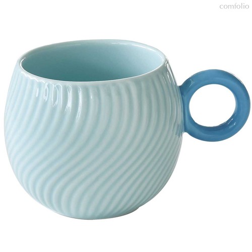 Кружка Waves, 350 мл, голубая - Easy life