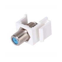 Вставка Keystone с F коннектором (SAT) 32555 WT, белый - Rikett