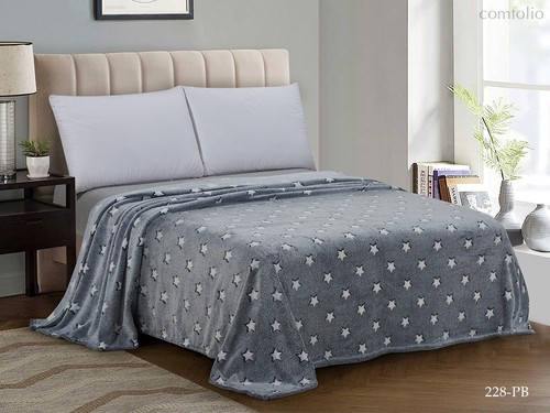 Плед 200/228-pb Микрофибра Бамбук 200х220 - АльВиТек