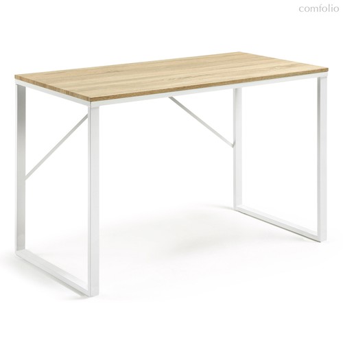 Письменный стол Lisbet 120x60 металл белый - La Forma