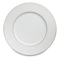 Тарелка обеденная Narumi Белый жемчуг 27 см, фарфор костяной - Narumi