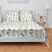 Простыня Хорошо Дома 220/240 Цветочный вальс, 220x240 - Nordtex